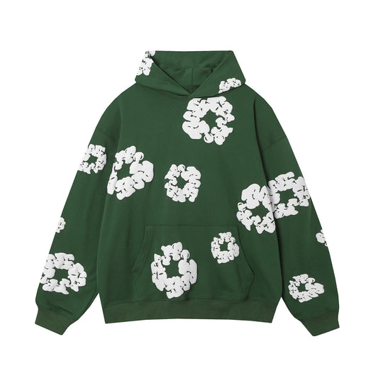 DENIM TEARS COTTON WREATH HOODIE DARK GREEN - Sin Sity Reps