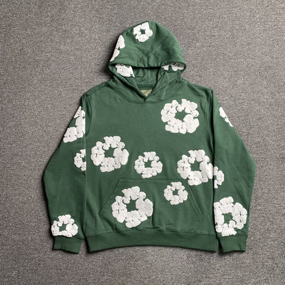 DENIM TEARS COTTON WREATH HOODIE GREEN - Sin Sity Reps