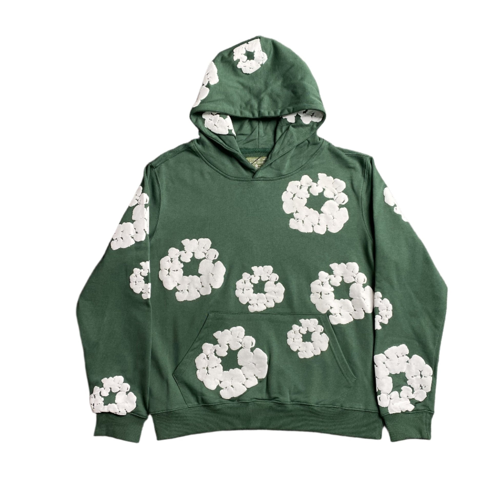 DENIM TEARS COTTON WREATH HOODIE GREEN - Sin Sity Reps