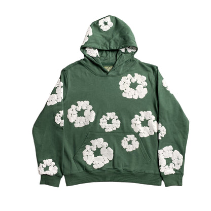 DENIM TEARS COTTON WREATH HOODIE GREEN - Sin Sity Reps