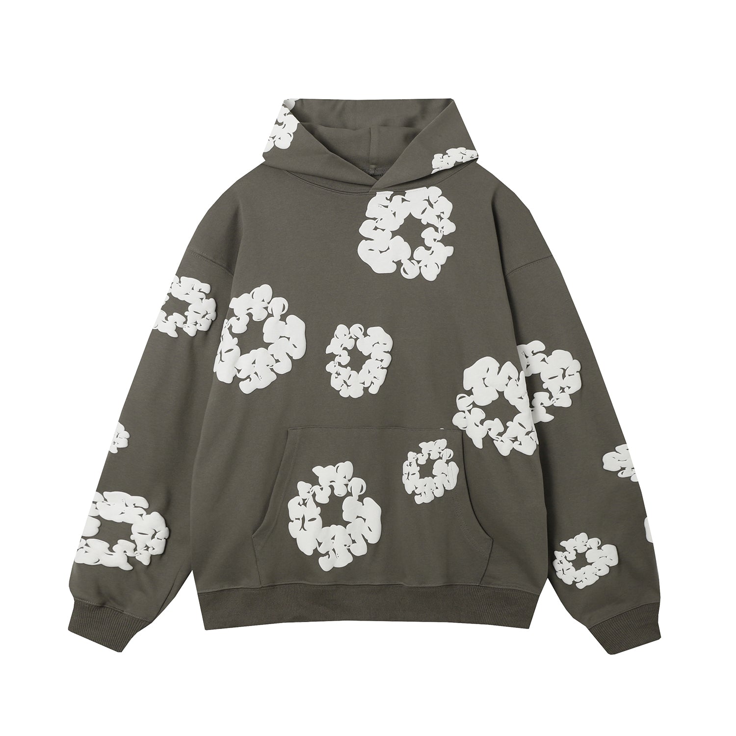 DENIM TEARS COTTON WREATH HOODIE OLIVE - Sin Sity Reps