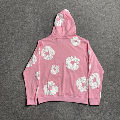 DENIM TEARS COTTON WREATH HOODIE PINK - Sin Sity Reps