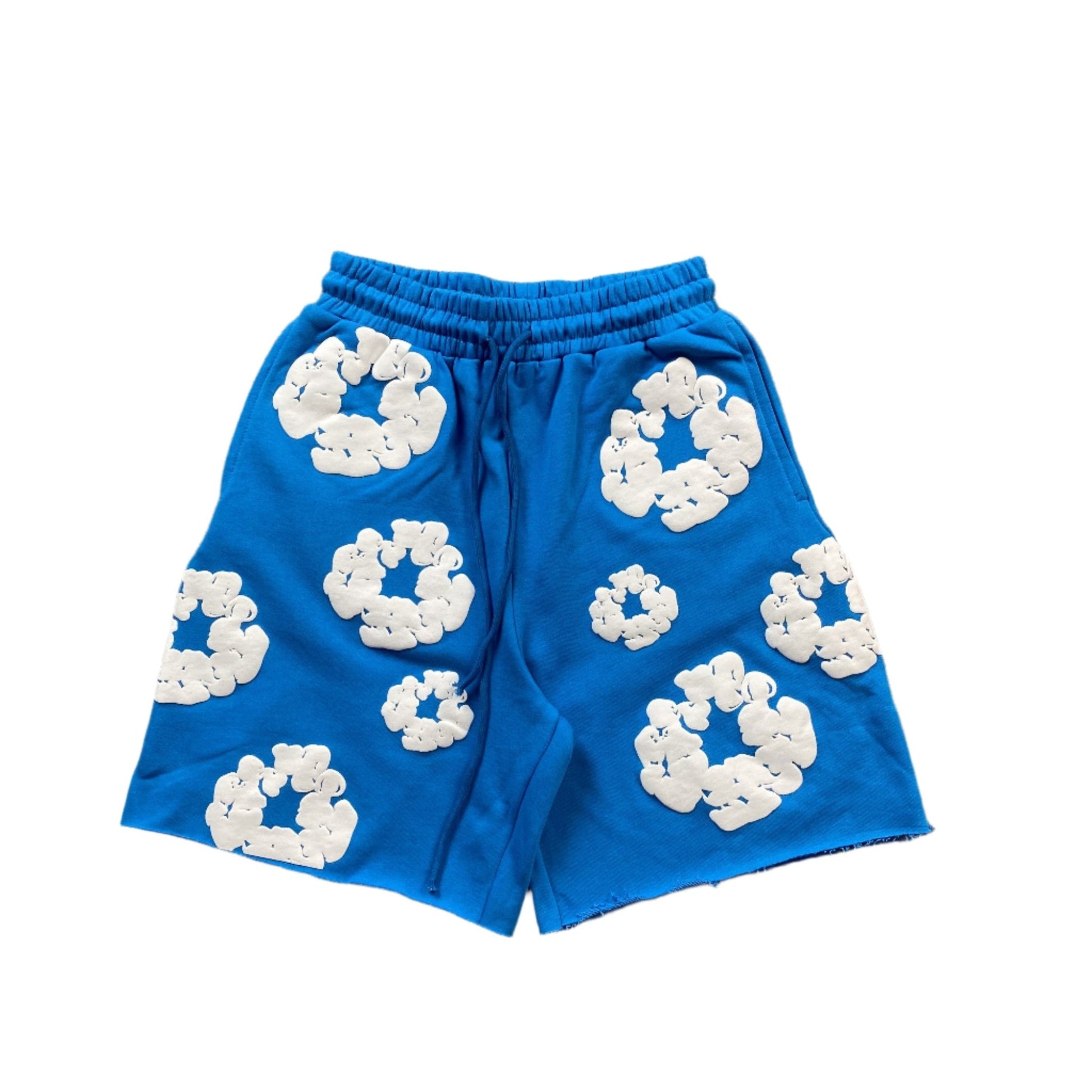 DENIM TEARS COTTON WREATH SHORTS AZURE BLUE - Sin Sity Reps