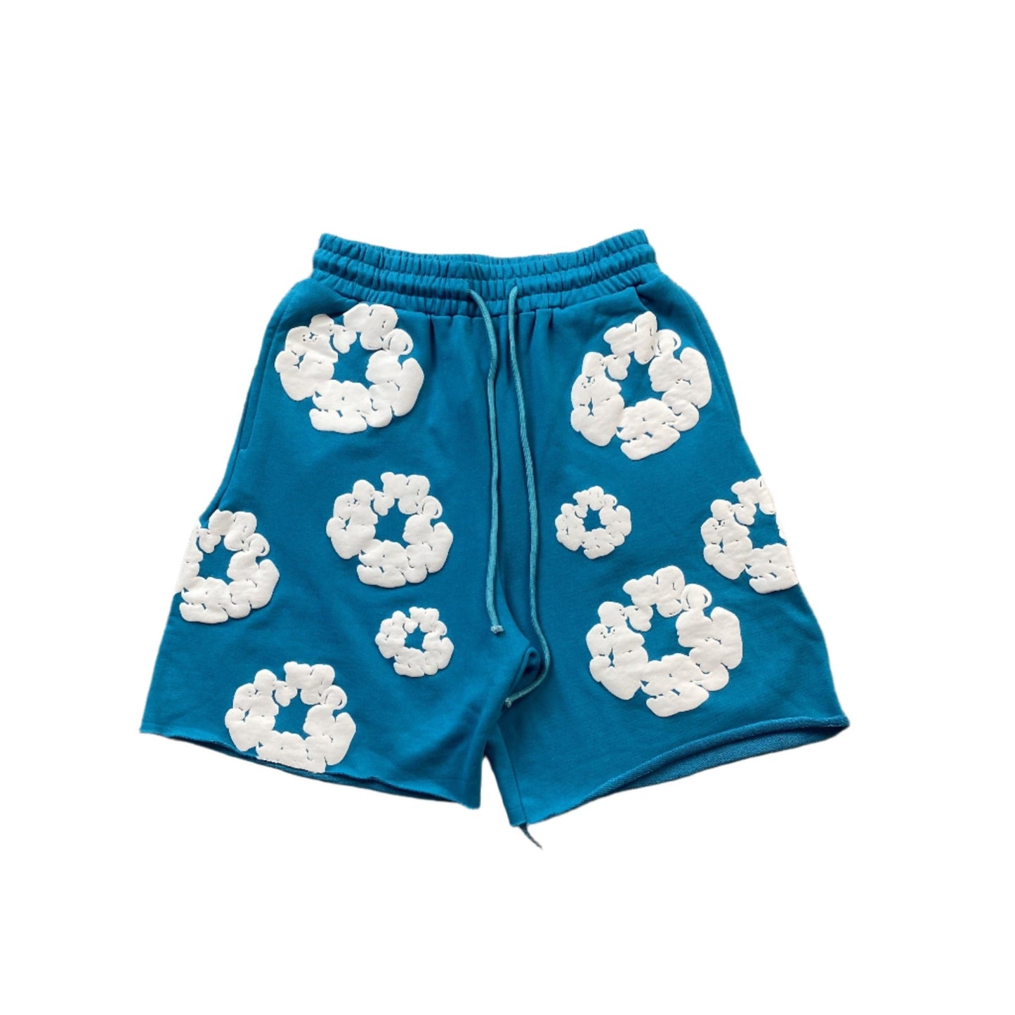 DENIM TEARS COTTON WREATH SHORTS CERULEAN - Sin Sity Reps