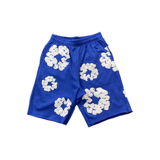 DENIM TEARS COTTON WREATH SHORTS DEEP BLUE - Sin Sity Reps