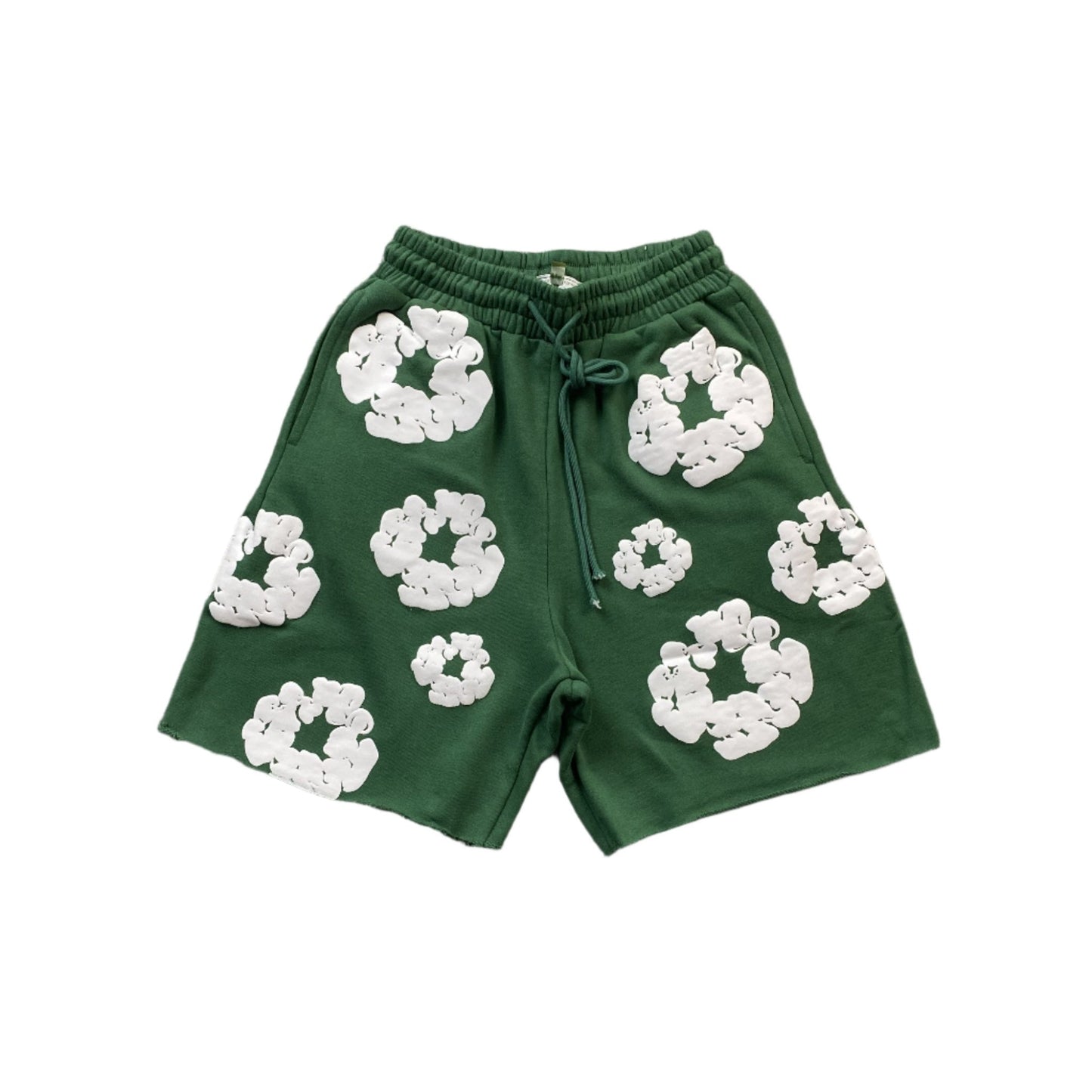 DENIM TEARS COTTON WREATH SHORTS GREEN - Sin Sity Reps