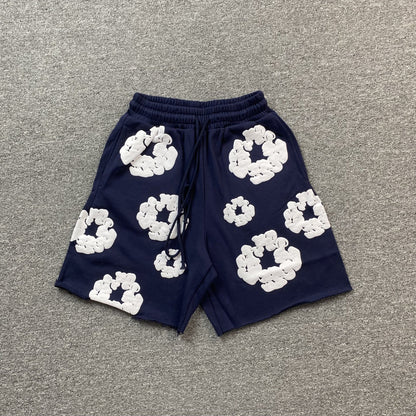 DENIM TEARS COTTON WREATH SHORTS NAVY - Sin Sity Reps