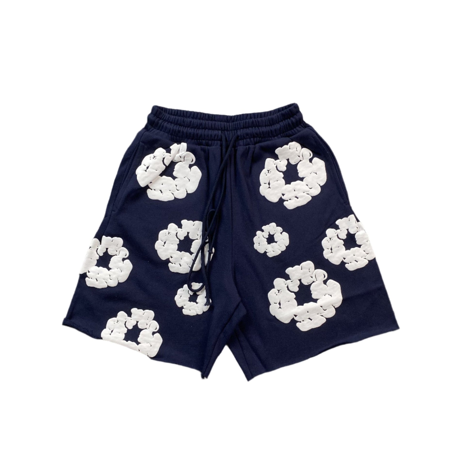 DENIM TEARS COTTON WREATH SHORTS NAVY - Sin Sity Reps