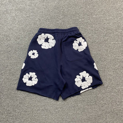 DENIM TEARS COTTON WREATH SHORTS NAVY - Sin Sity Reps