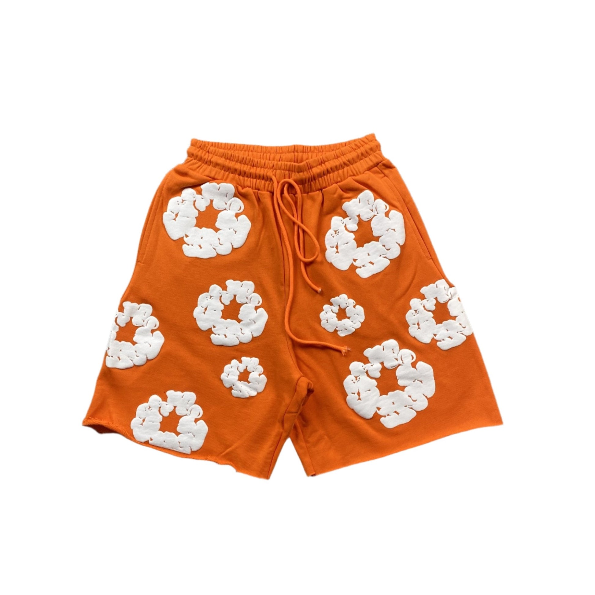 DENIM TEARS COTTON WREATH SHORTS ORANGE - Sin Sity Reps