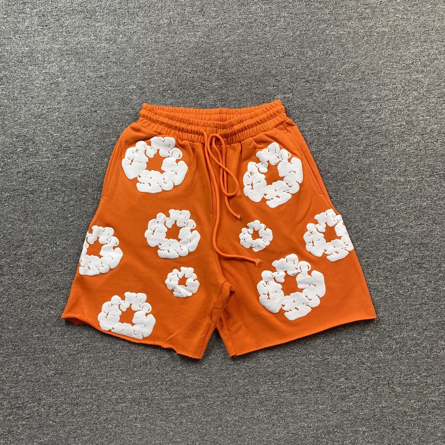 DENIM TEARS COTTON WREATH SHORTS ORANGE - Sin Sity Reps