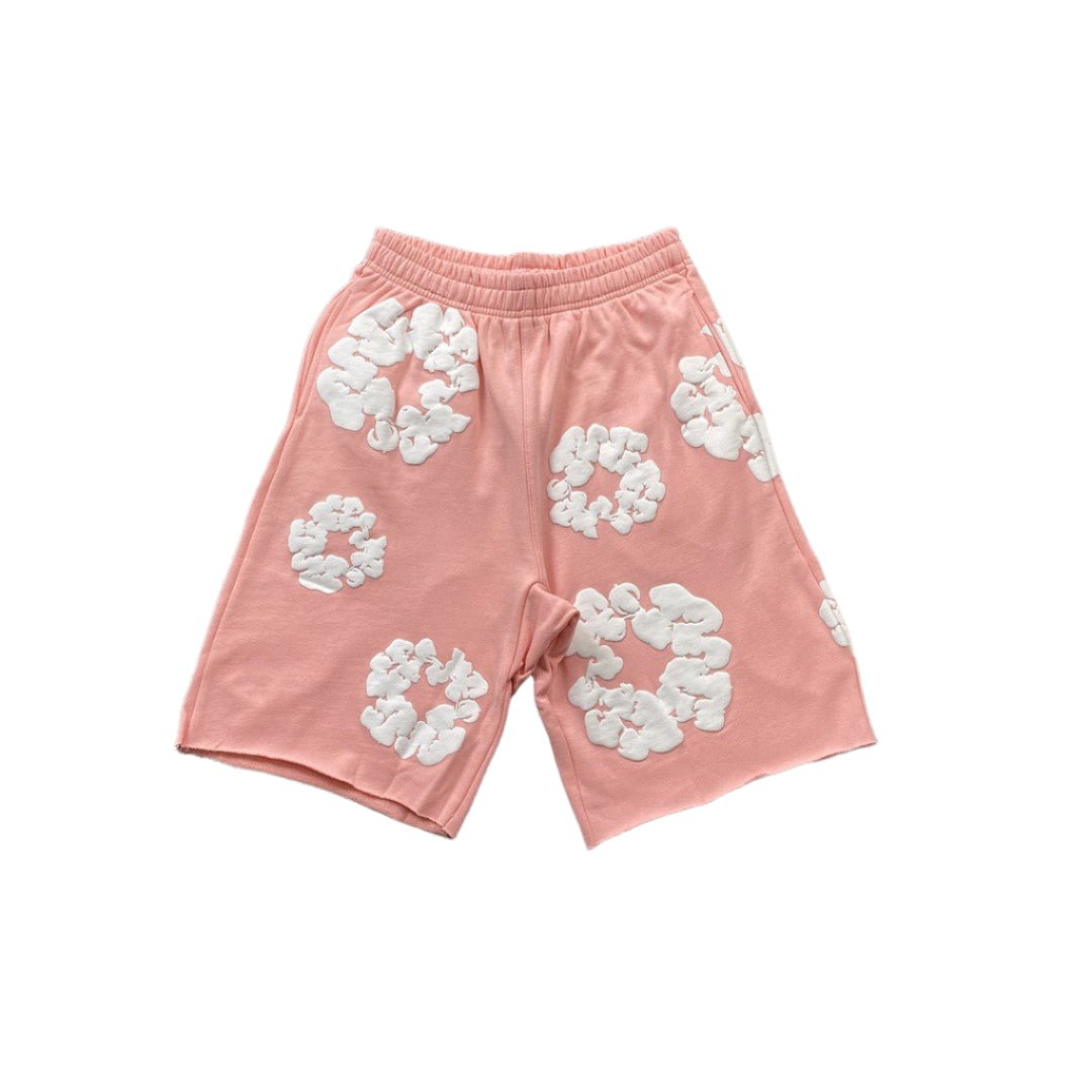 DENIM TEARS COTTON WREATH SHORTS PEACH - Sin Sity Reps