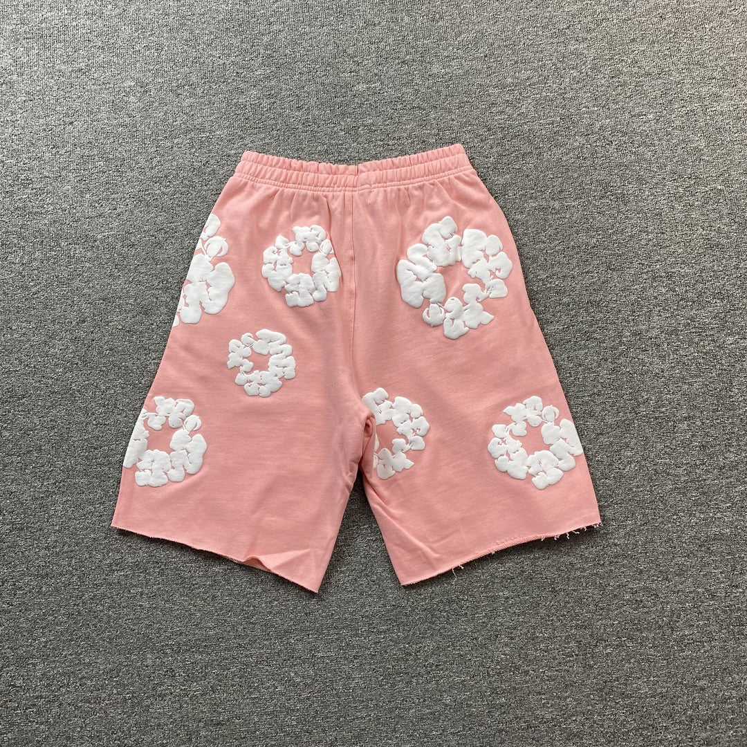 DENIM TEARS COTTON WREATH SHORTS PEACH - Sin Sity Reps