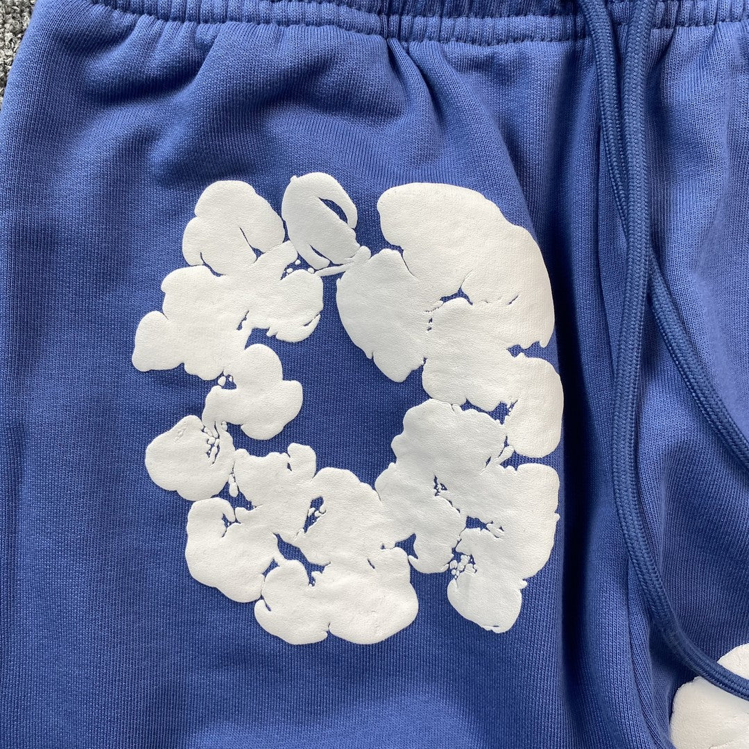 DENIM TEARS COTTON WREATH SWEATPANTS BLUE - Sin Sity Reps