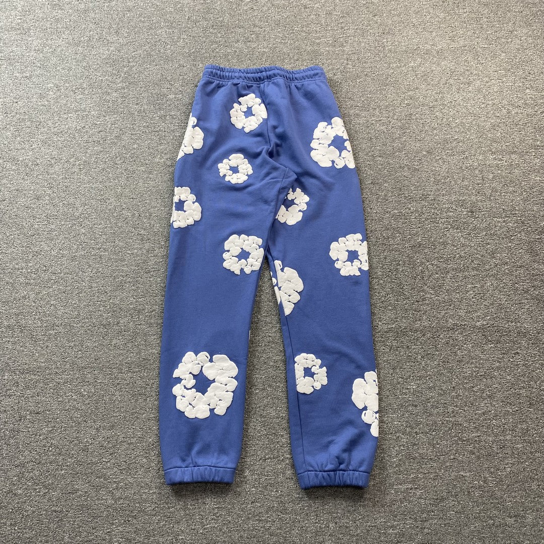 DENIM TEARS COTTON WREATH SWEATPANTS BLUE - Sin Sity Reps