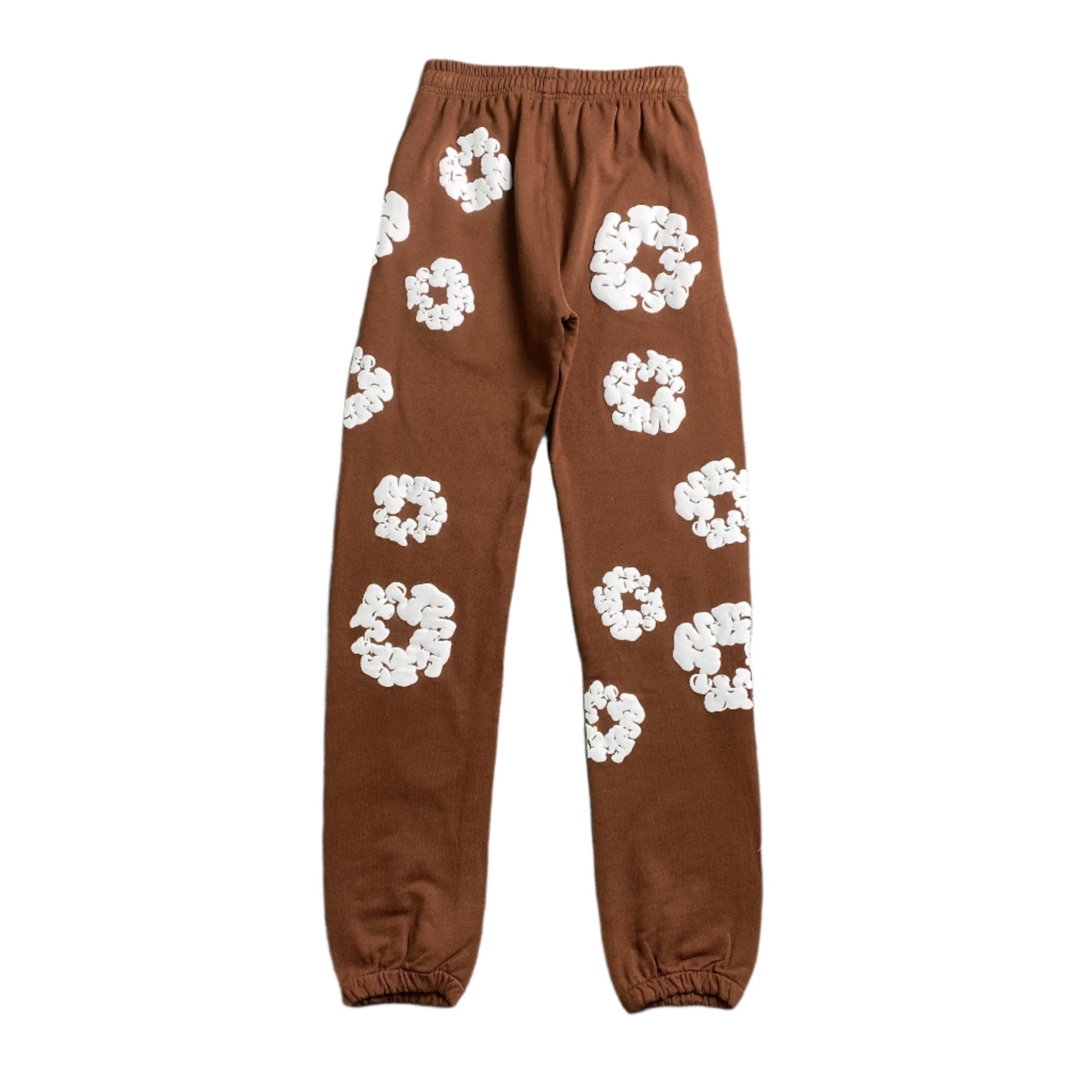 DENIM TEARS COTTON WREATH SWEATPANTS BROWN - Sin Sity Reps