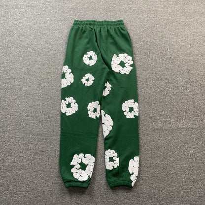 DENIM TEARS COTTON WREATH SWEATPANTS DARK GREEN - Sin Sity Reps