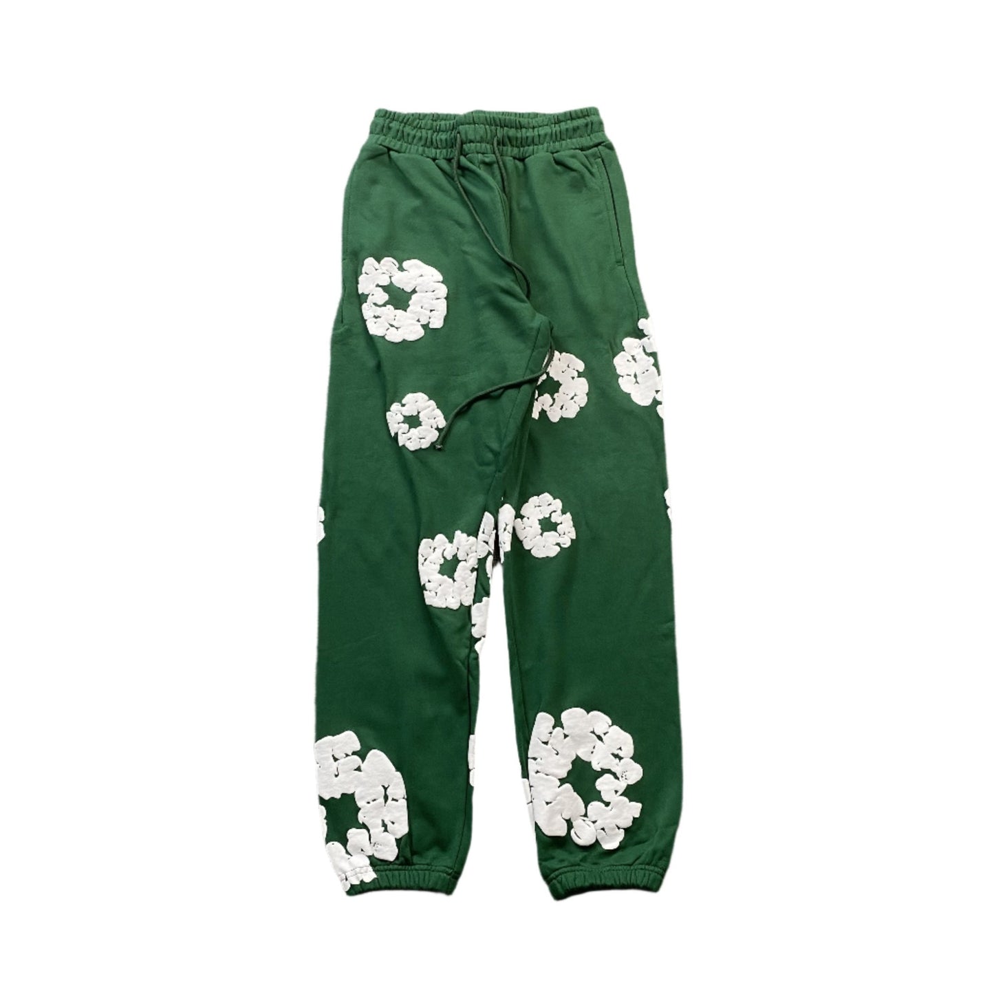 DENIM TEARS COTTON WREATH SWEATPANTS DARK GREEN - Sin Sity Reps