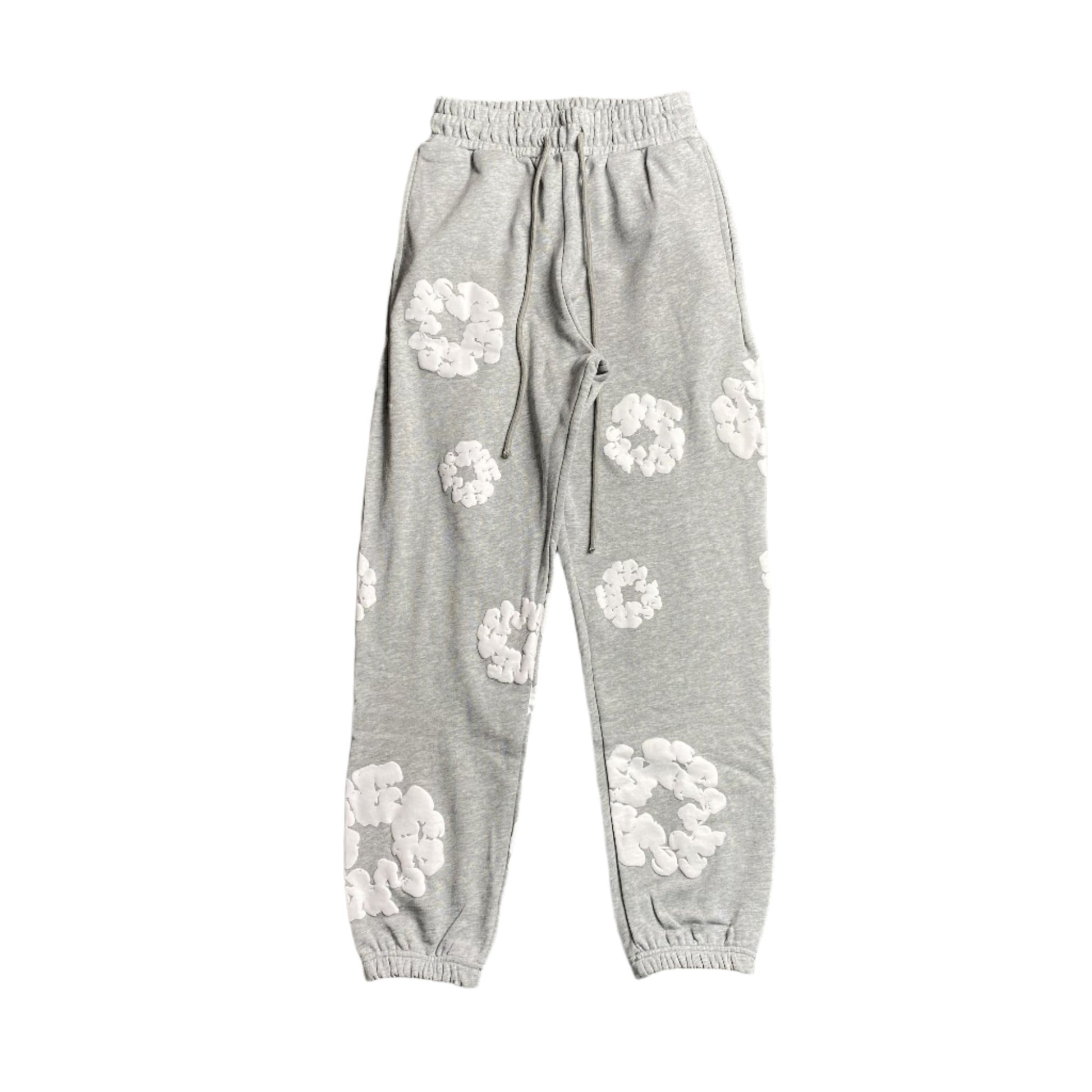 DENIM TEARS COTTON WREATH SWEATPANTS GREY - Sin Sity Reps