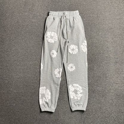 DENIM TEARS COTTON WREATH SWEATPANTS GREY - Sin Sity Reps