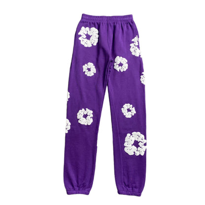 DENIM TEARS COTTON WREATH SWEATPANTS PURPLE - Sin Sity Reps