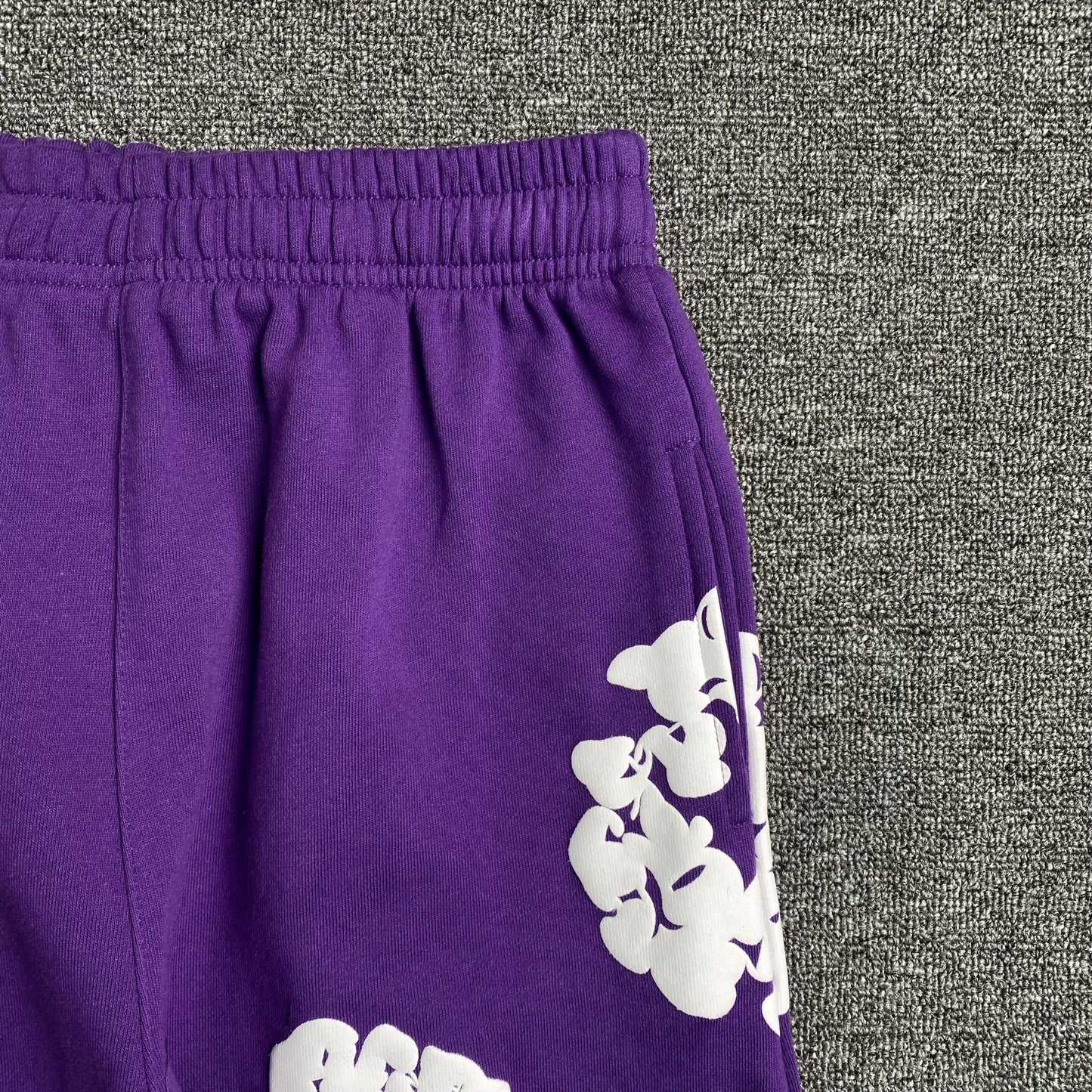 DENIM TEARS COTTON WREATH SWEATPANTS PURPLE - Sin Sity Reps