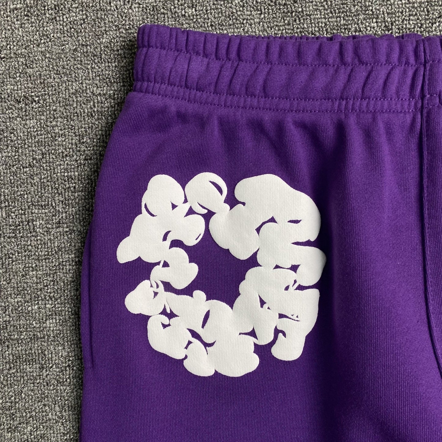 DENIM TEARS COTTON WREATH SWEATPANTS PURPLE - Sin Sity Reps