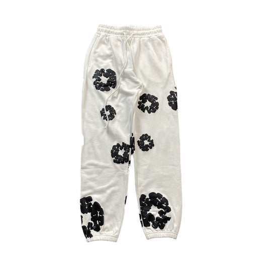 DENIM TEARS COTTON WREATH SWEATPANTS WHITE - Sin Sity Reps