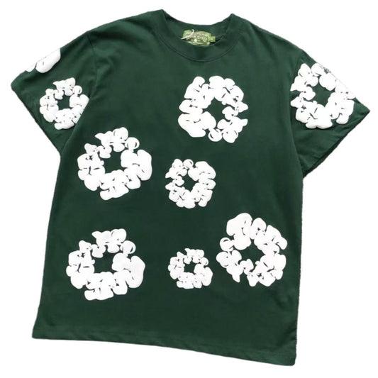 DENIM TEARS COTTON WREATH T - SHIRT DARK GREEN - Sin Sity Reps