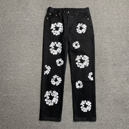 DENIM TEARS x LEVI'S COTTON WREATH JEANS BLACK - Sin Sity Reps