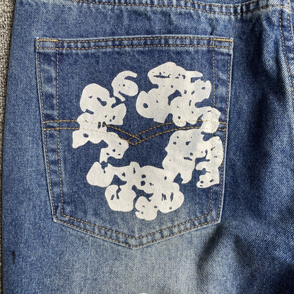 DENIM TEARS x LEVI'S COTTON WREATH JEANS BLUE - Sin Sity Reps