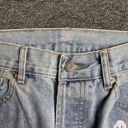 DENIM TEARS x LEVI'S COTTON WREATH JEANS LIGHT WASH - Sin Sity Reps