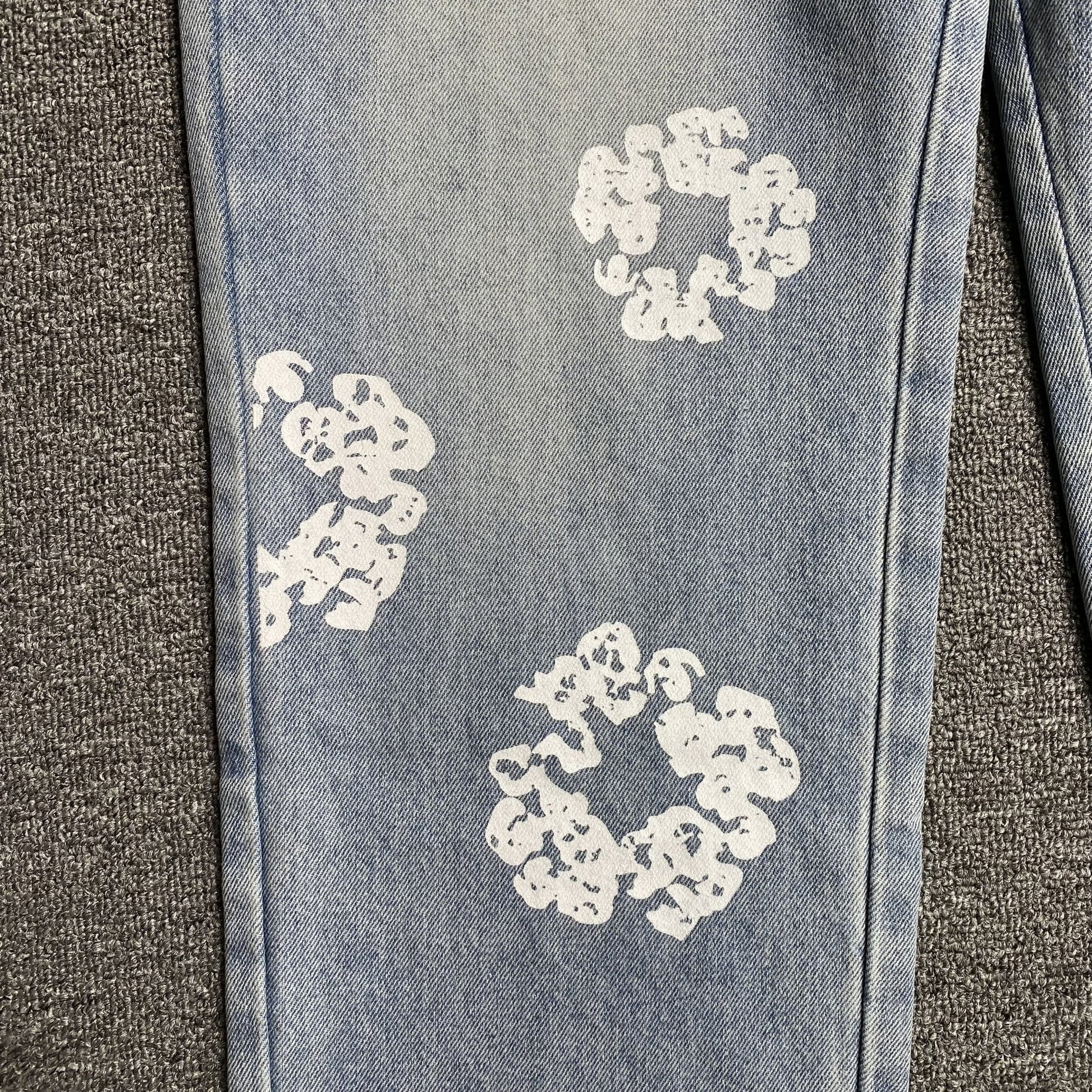 DENIM TEARS x LEVI'S COTTON WREATH JEANS LIGHT WASH - Sin Sity Reps