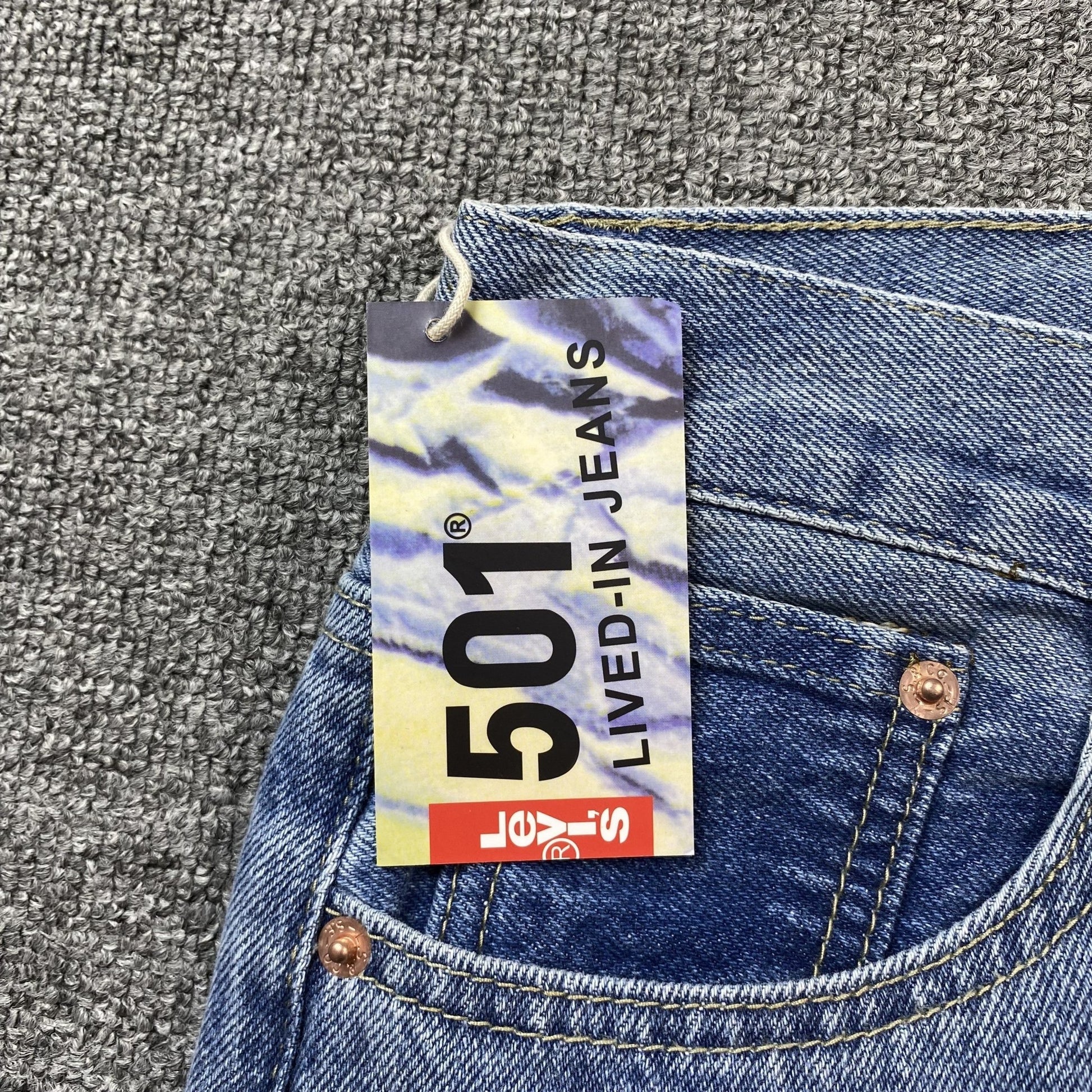 DENIM TEARS x OFFSET JEANS LIGHT WASH - Sin Sity Reps