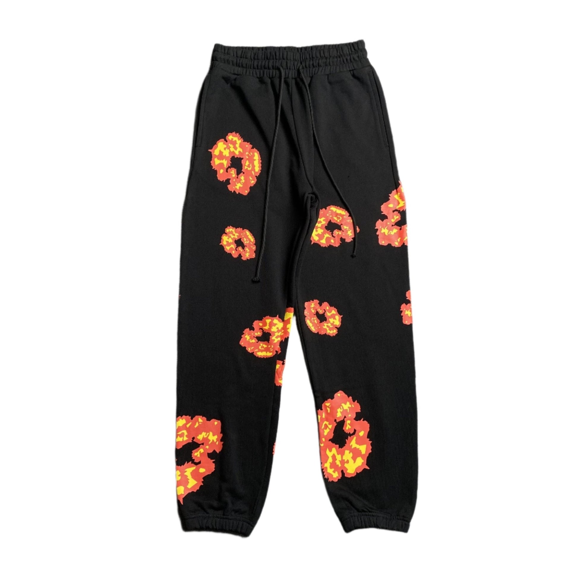 DENIM TEARS x OFFSET WREATH SWEATPANTS BLACK - Sin Sity Reps