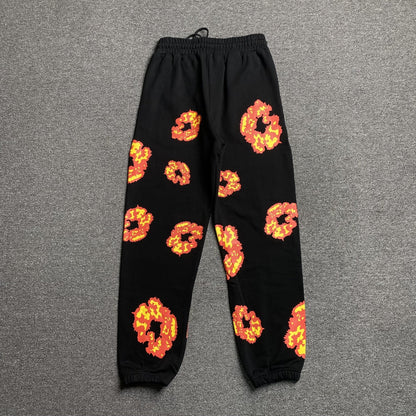 DENIM TEARS x OFFSET WREATH SWEATPANTS BLACK - Sin Sity Reps