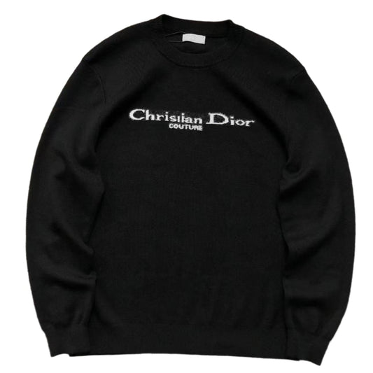 DIOR COUTURE KNIT SWEATER BLACK - Sin Sity Reps