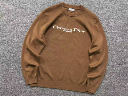 DIOR COUTURE KNIT SWEATER BROWN - Sin Sity Reps