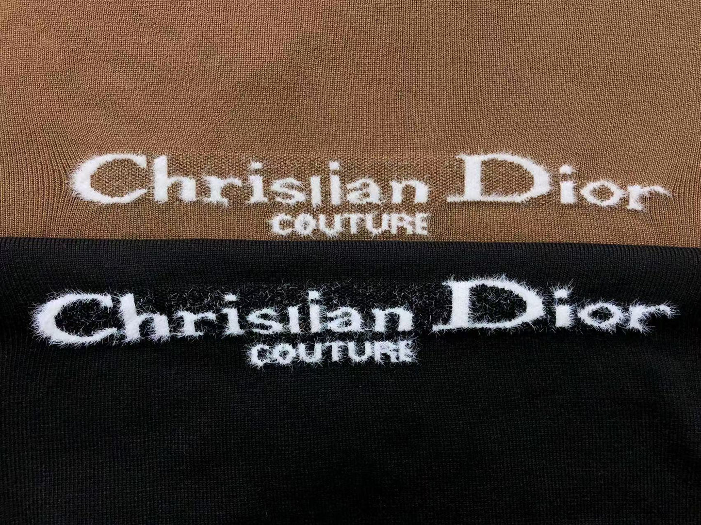 DIOR COUTURE KNIT SWEATER BROWN - Sin Sity Reps