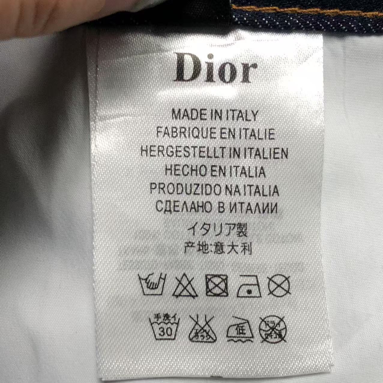 DIOR JEANS DARK BLUE - Sin Sity Reps