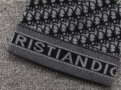 DIOR LOGO PATTERN BEANIE BLACK - Sin Sity Reps