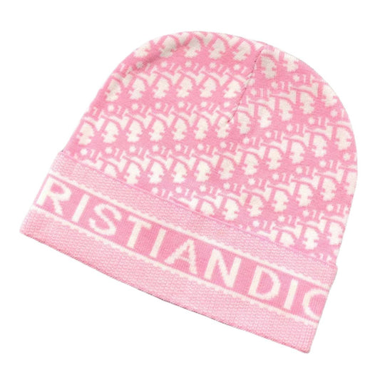 DIOR LOGO PATTERN BEANIE PINK - Sin Sity Reps