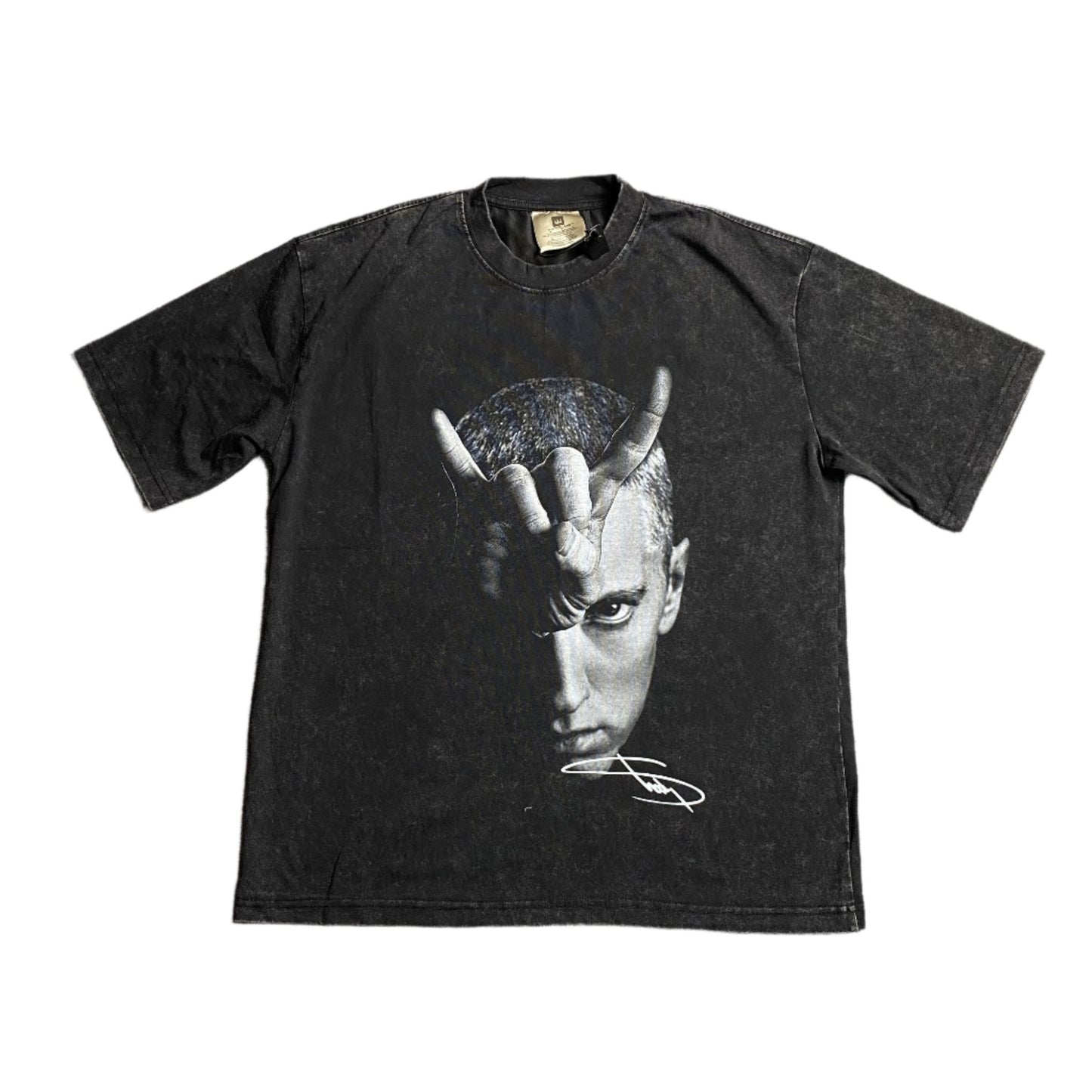 EMINEM VINTAGE GRAPHIC TEE DARK GREY - Sin Sity Reps