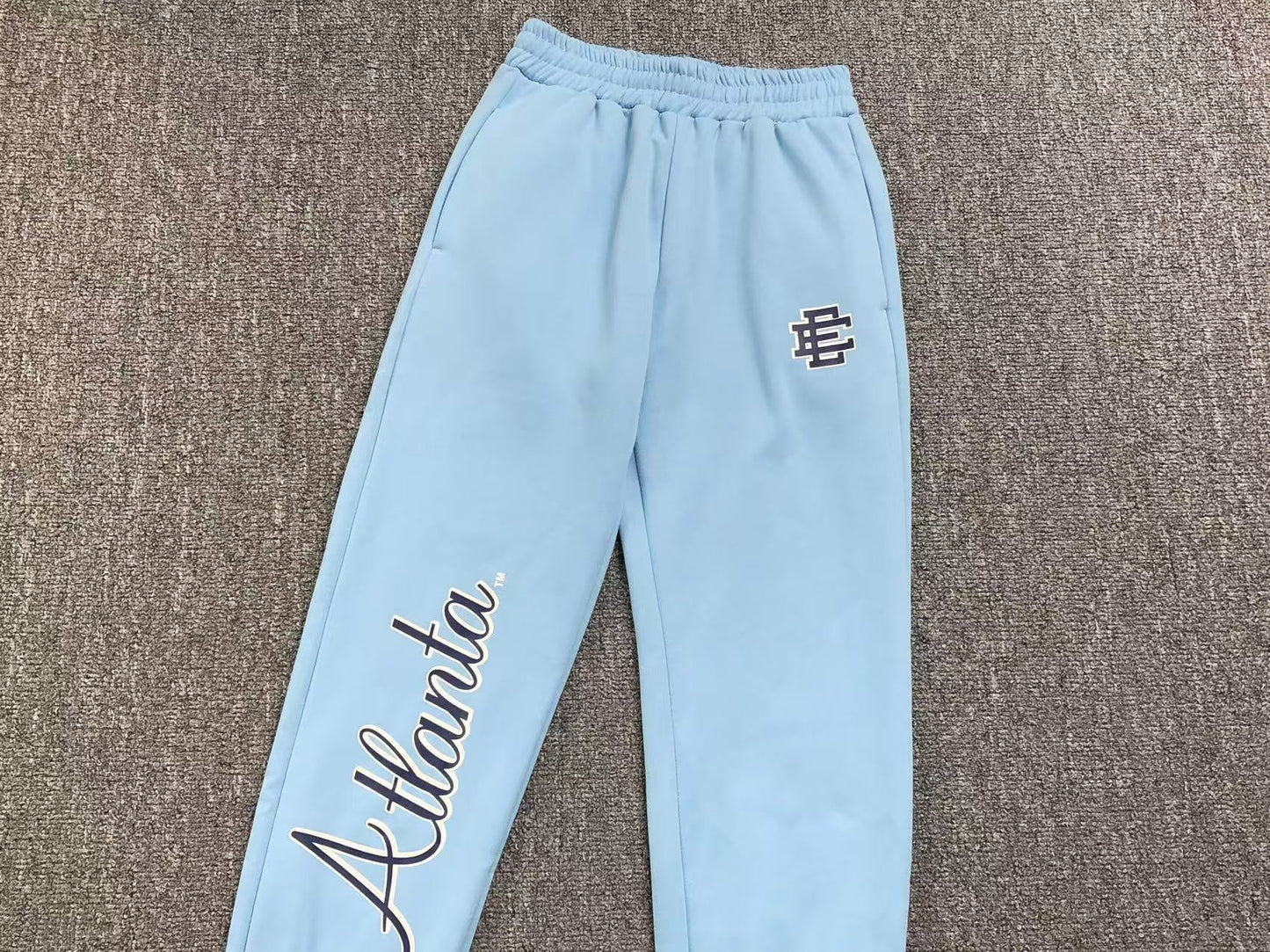 ERIC EMANUEL EE ATLANTA BRAVES NE SWEATPANTS LIGHT BLUE - Sin Sity Reps