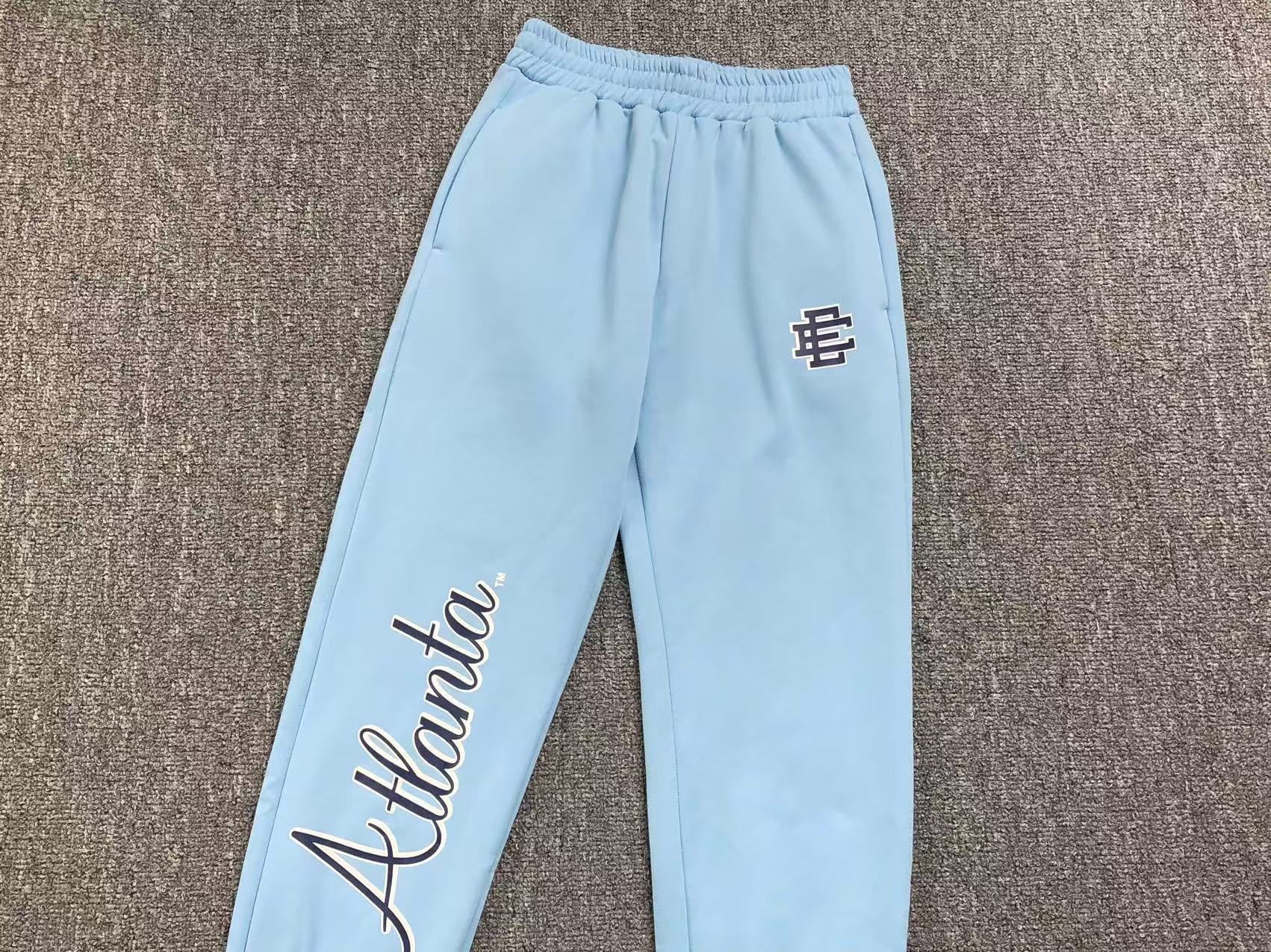 ERIC EMANUEL EE ATLANTA BRAVES NE SWEATPANTS LIGHT BLUE - Sin Sity Reps