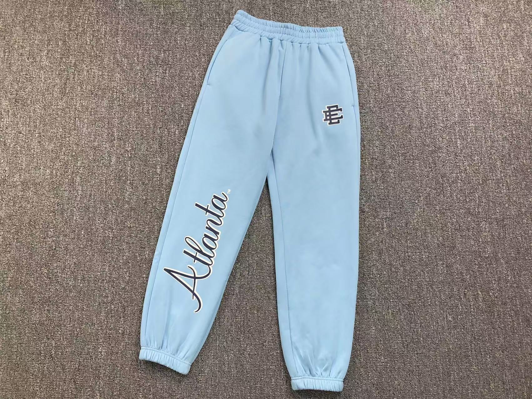 ERIC EMANUEL EE ATLANTA BRAVES NE SWEATPANTS LIGHT BLUE - Sin Sity Reps