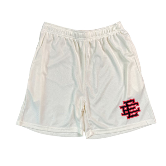 ERIC EMANUEL EE BASIC SHORTS CREAM/BLACK/RED - Sin Sity Reps