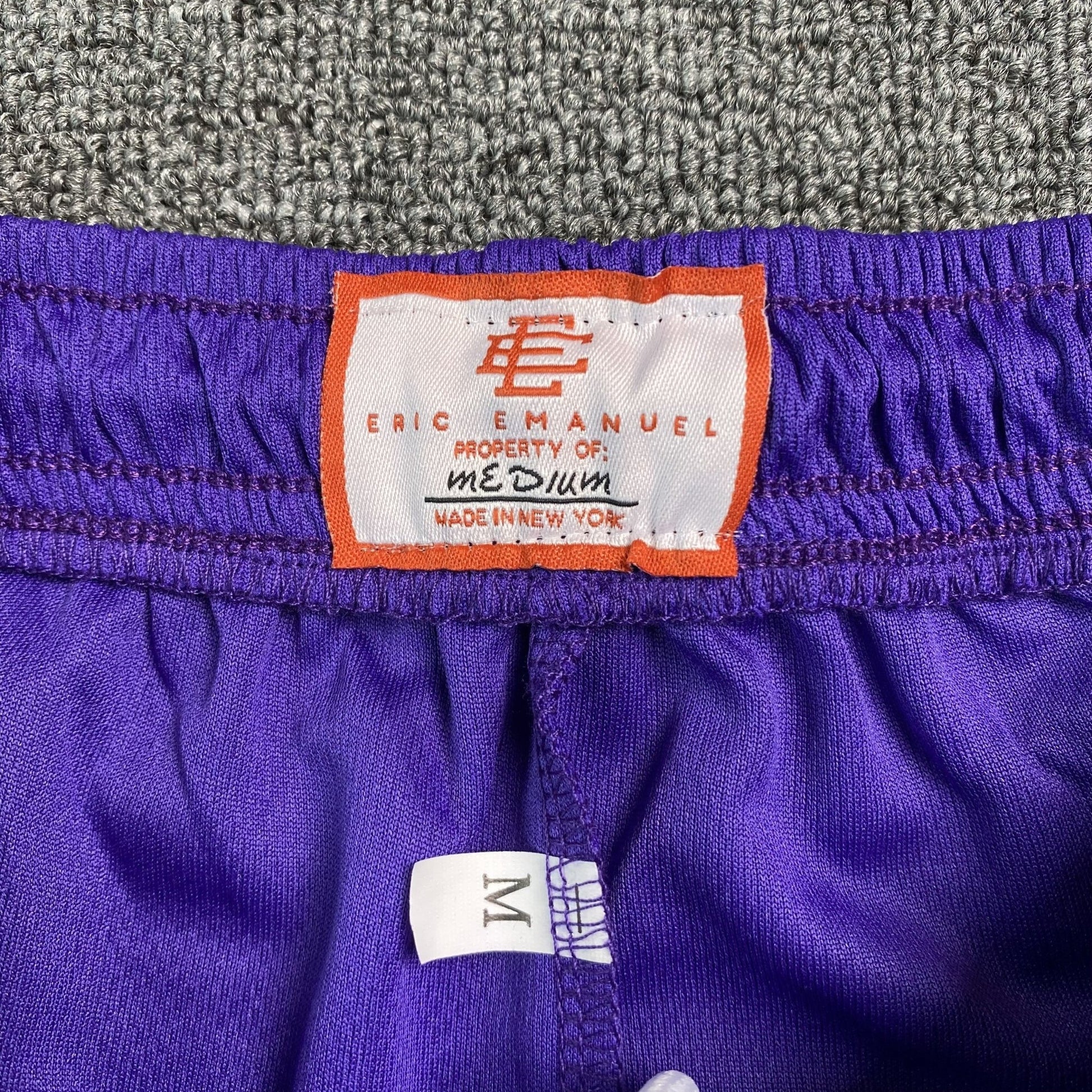 ERIC EMANUEL EE BASIC SHORTS PURPLE/YELLOW - Sin Sity Reps