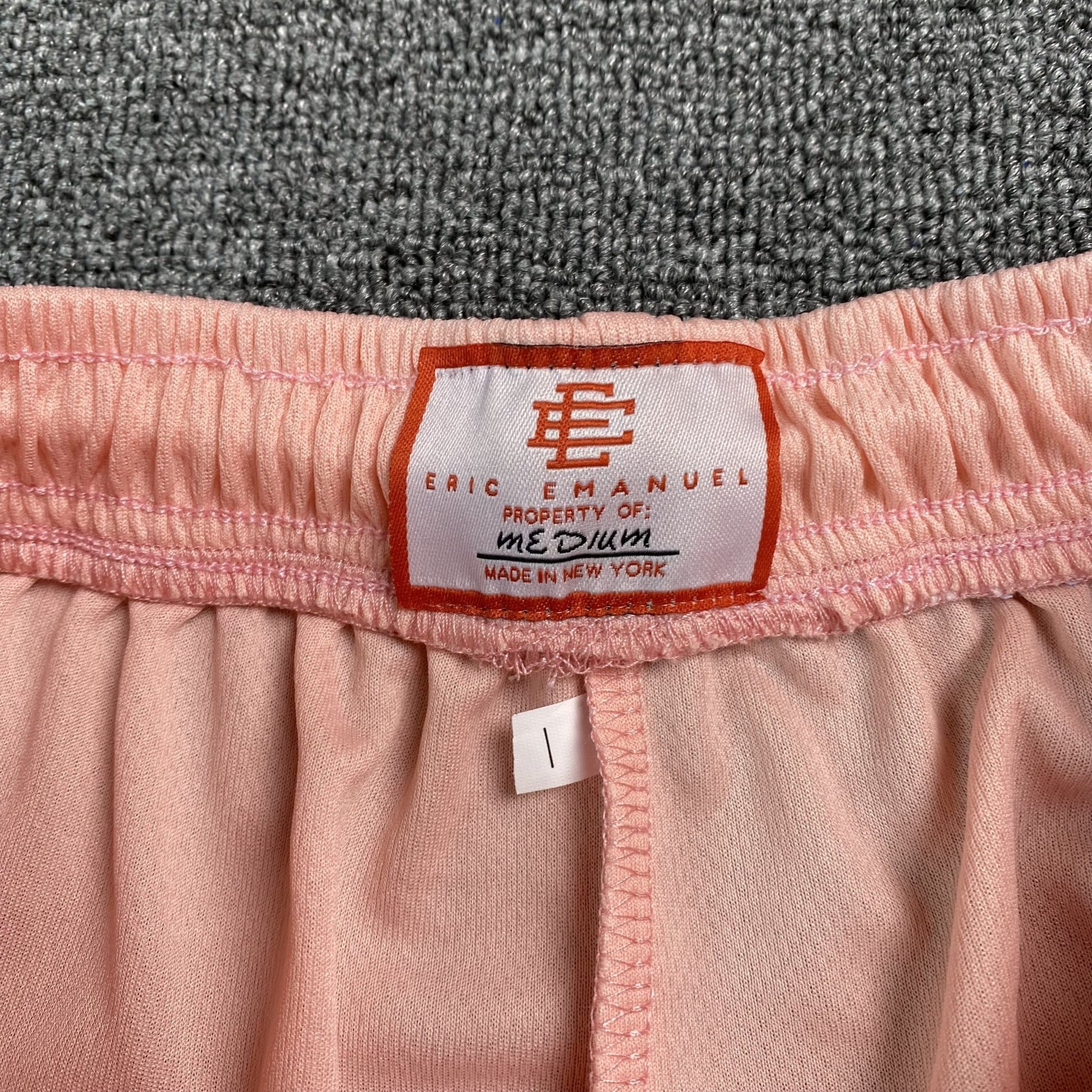 ERIC EMANUEL EE BASIC SHORTS ROSE QUARTZ/BLACK - Sin Sity Reps