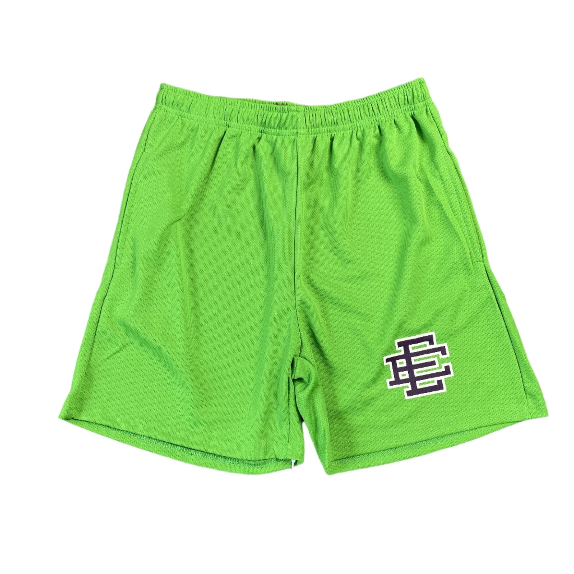 ERIC EMANUEL EE BASIC SHORTS SLIME GREEN/BLACK - Sin Sity Reps